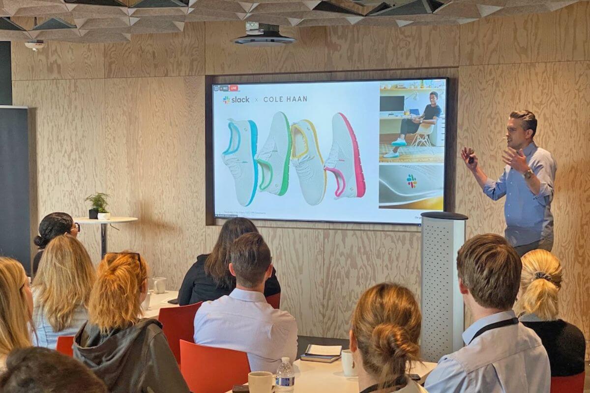 Jon MacDonald speaking at Autodesk