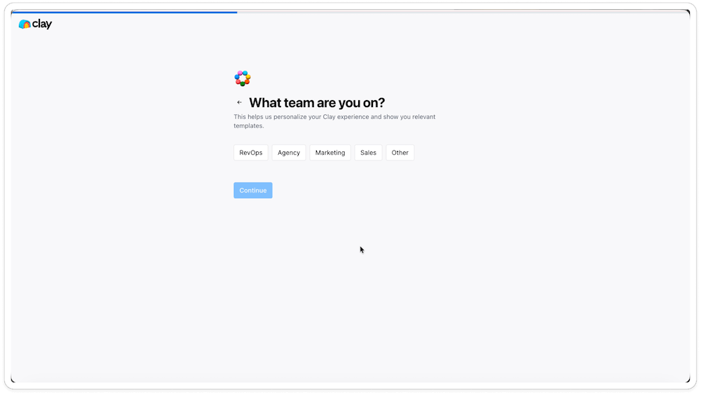 An example of using a redundant questionnaire to personalize user onboarding that causes friction.