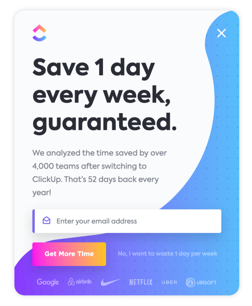 clickup signup