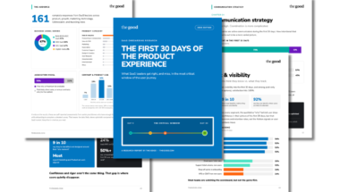 The Good's The First 30 Days of The Product Experience report.
