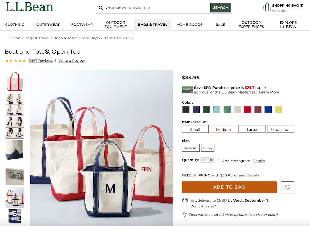 8 L.L. Bean Boat & Tote Monogram Ideas For Gen Z