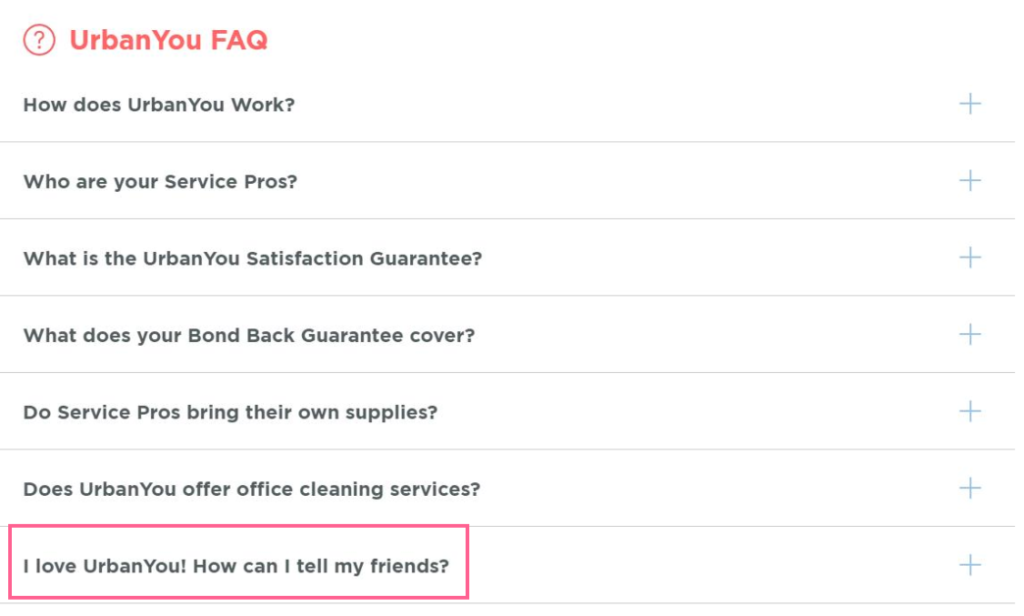 bad faq questions from urbanyou