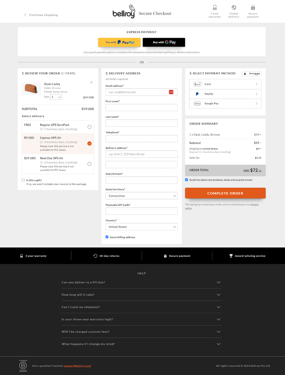 How to optimize checkout pages: 10 UX design tips for 2023