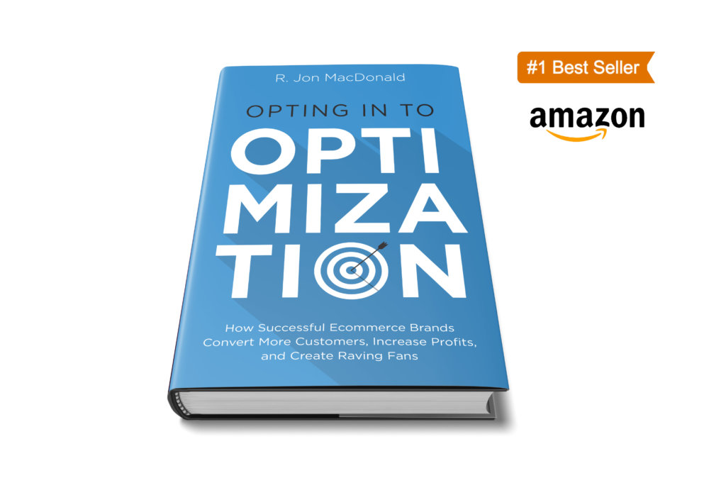 opting in to optimization book with amazon logo and best seller tag