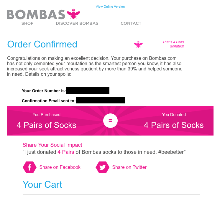 Bombas Post-Purchase Follow-Up 1