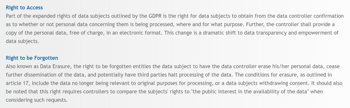 ecommerce gdpr