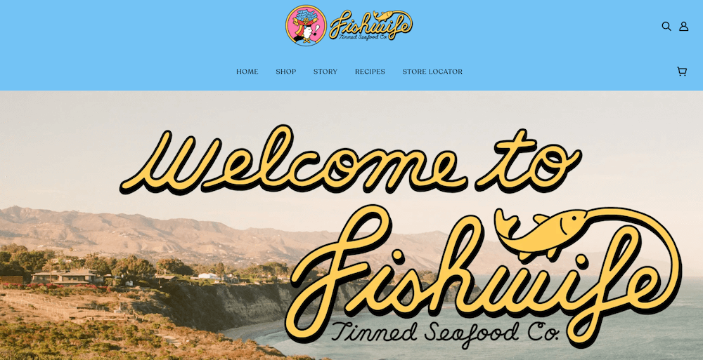 fishwife home page unique selling proposition example