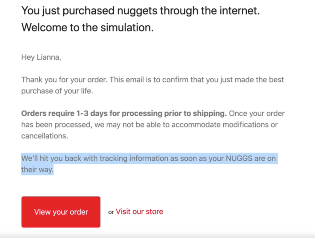 Order confirmation emails that convert: best practices and examples