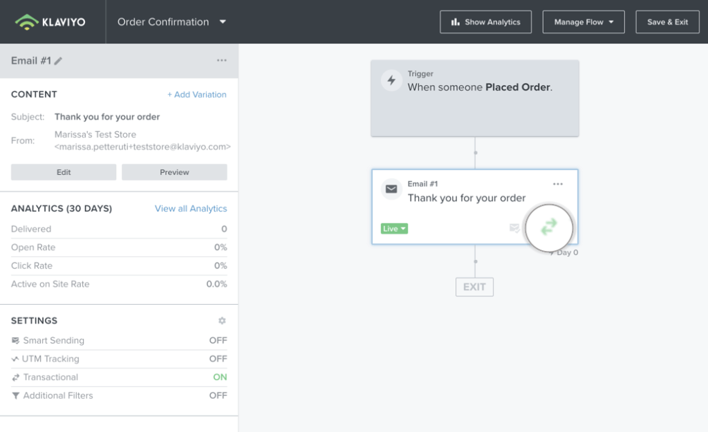 Email campaign workflow