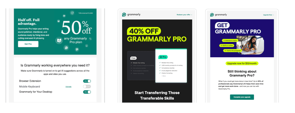 An example of inconsistency between promotions and information on a SaaS free trial pricing page.