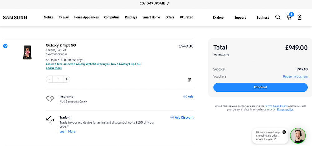 customer journey map checkout result