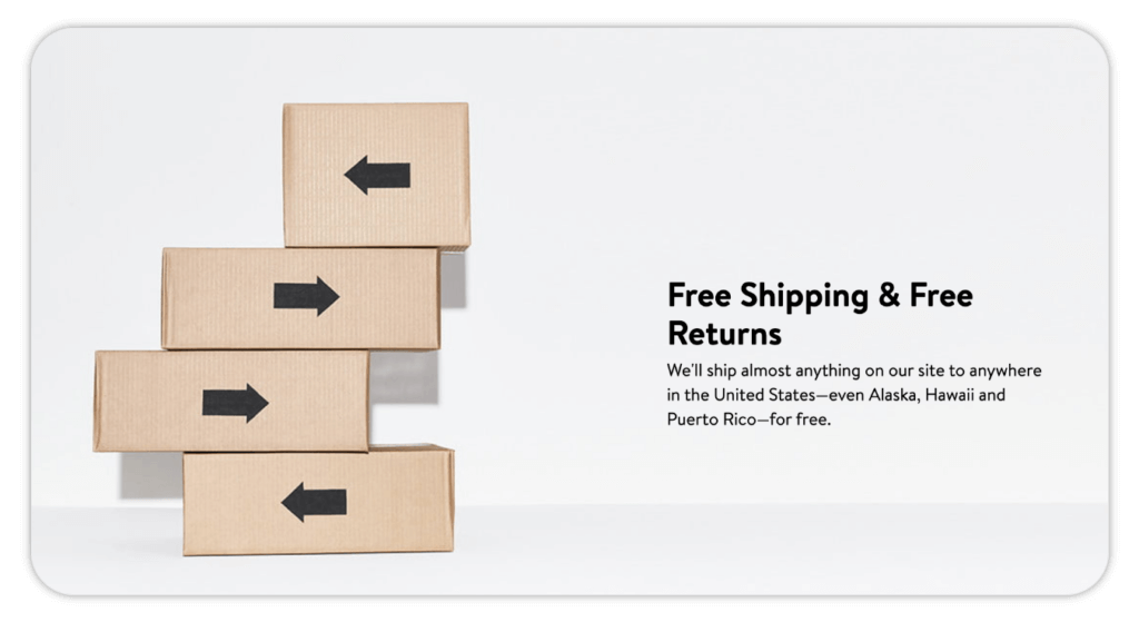 Free shipping offer for Bonobos is a well known sale promotions idea