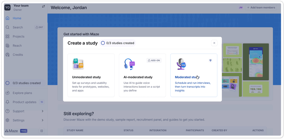 An example of how to create urgency in saas trials from Maze.