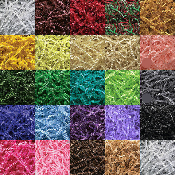 Crinkle paper in many colors