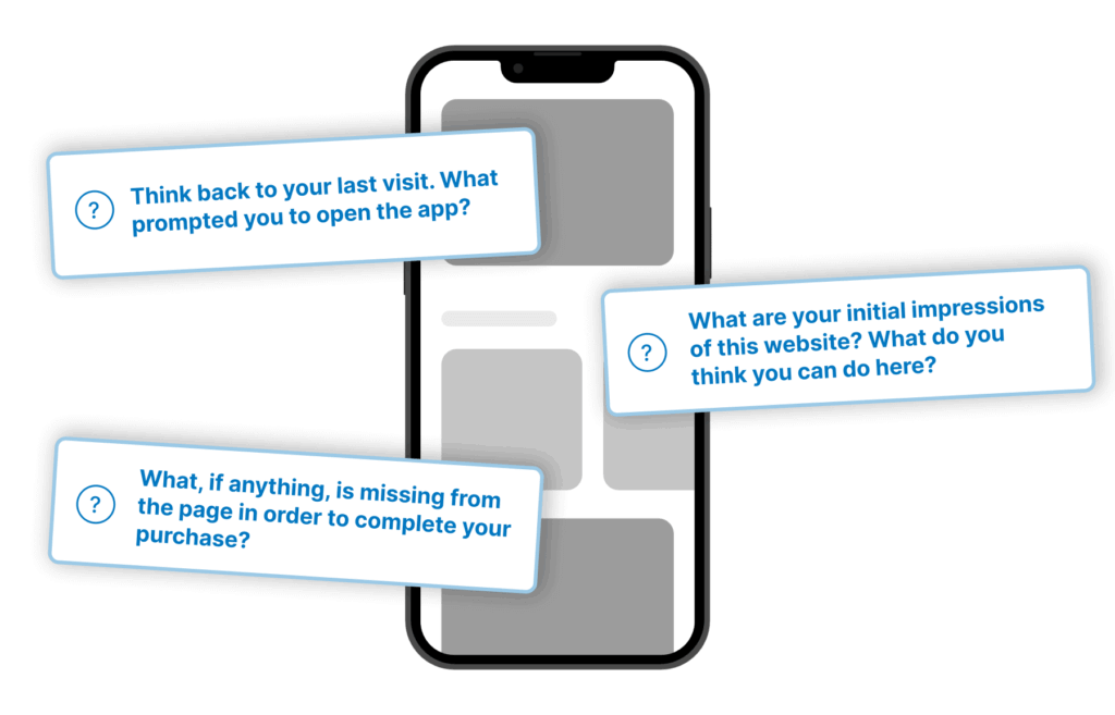 user testing - example for retainer engagements